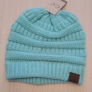C.C Light Blue Knit Beanie